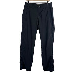 ROYAL ROBBINS Womens Straight Leg Nylon/Spandex Hiking Pants Black 12 Reg Gorp